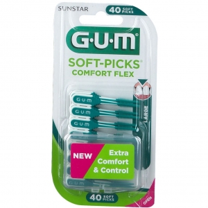 GUM SOFT-PICKS COMFORT FLEX, Large, 40 Buc